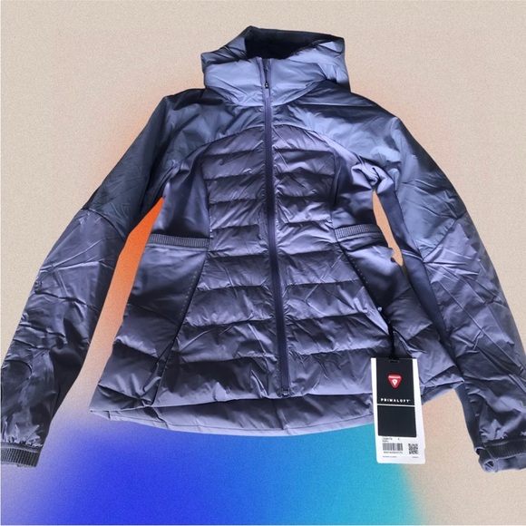 NWT Lululemon Down For It All Jacket Peri Purple Size 6 - Picture 5 of 9